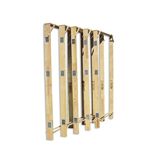Controtelaio in legno per porte interne, universale, abete, 60–90 cm
