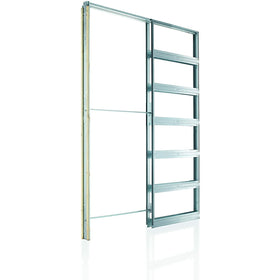 Eclisse - Subframe in kit Mod. Unico for pocket door 800x2100 for plasterboard thickness 100/125