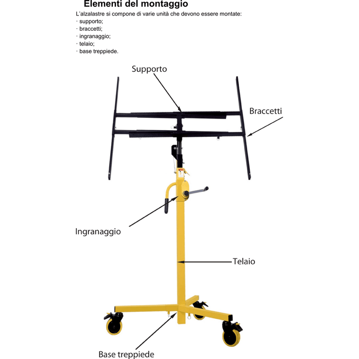 Carrello a cremagliera Fixline