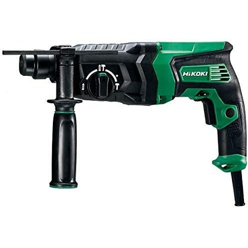 HIKOKI DH26PC2WSZ - Martillo ligero combinado SDS-Plus 3 posiciones 830W 2.9J 1100 rpm 4300 imp hasta 26 mm hormigón con maletín DH26PC2Z - Martelli demolitori