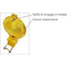 LANTERNA PER SEGNALAZIONE STRADALE A LED 6V, GIALLA, INTERMITTENTE, CAPACITA' BATTERIE (n°):1 -