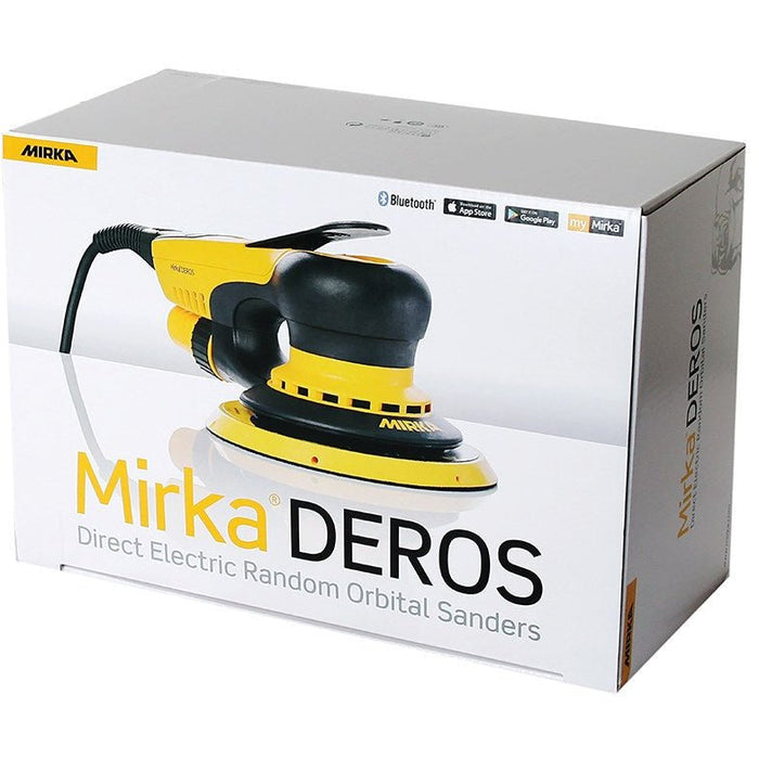 - Mirka - Levigatrice DEROS 650CV 350w diam.150 mm c/asp. Orbita 5,0 in scatola di cartone - levigatrici