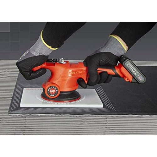 - Montolit - Ventosa battente a batteria per piastrelle e lastre Battile Pro c/2 batterie - Movimentazione e posa