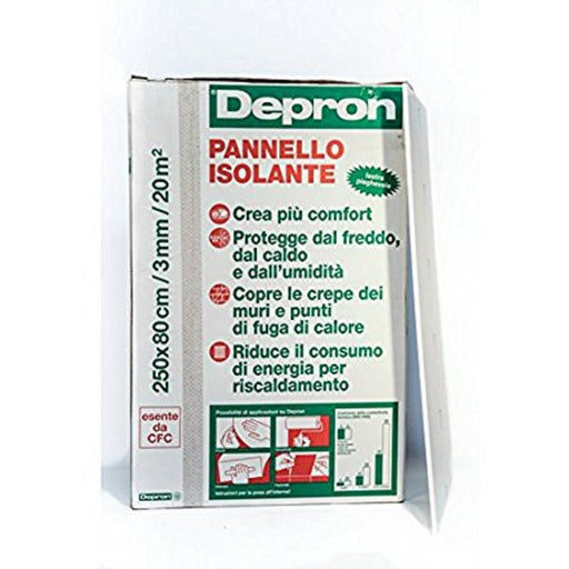 Pannello Isolante Depron 80 x 125 cm spessore 3 mm confezione da 20 pannelli - Isolanti Termici