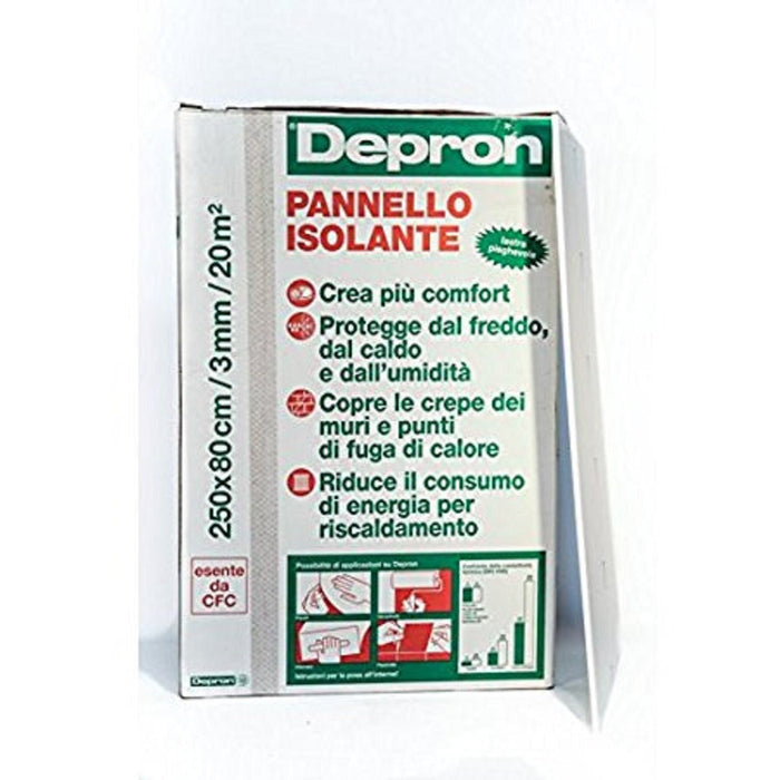 Pannello Isolante Depron 80 x 125 cm spessore 3 mm confezione da 20 pannelli - Isolanti Termici