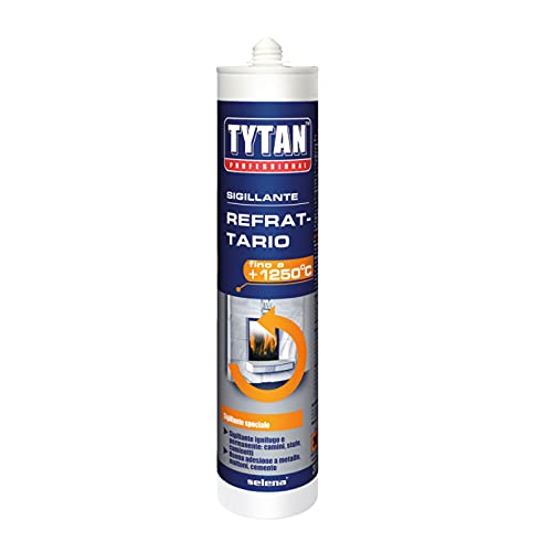 SIGILLANTE REFRATTARIO NERO ML.300 TYTAN FINO A 1250° - Sigillanti