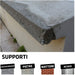 Sika - Sika Monotop 112 MultiUse Repair, Malta monocomponente pronta alluso per la riparazione e la riprofilatura di strutture in calcestruzzo, Grigia, 5kg - Malti strutturali da ripristino
